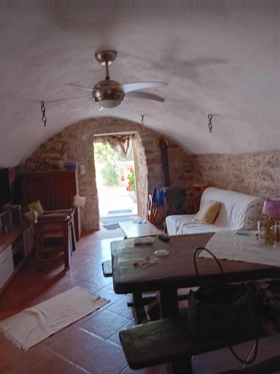 Posezení v ubytování villa bilimots