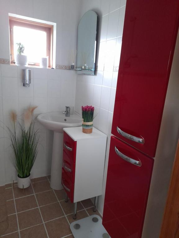 Koupelna v ubytování Villa Aili
