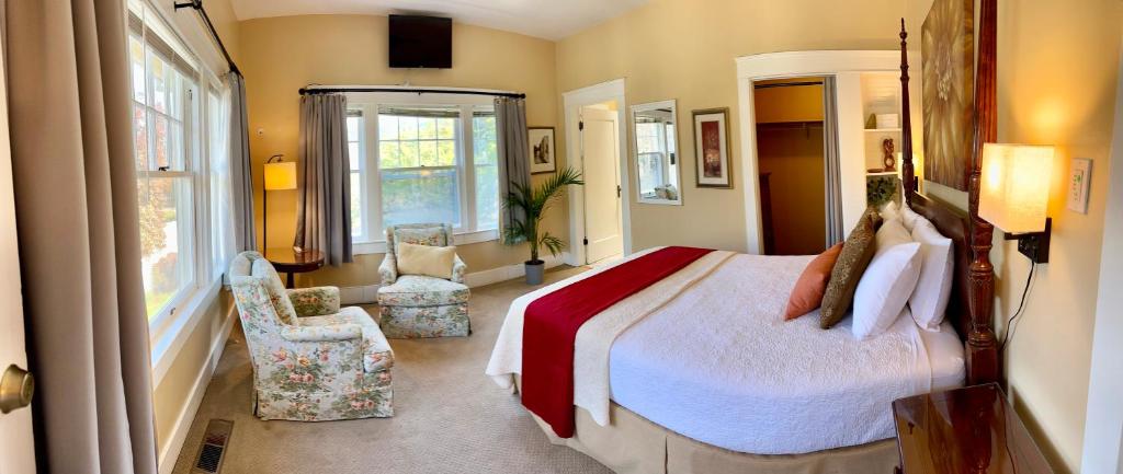 Bayberry Inn B&B and Oregon Wellness Retreat - Habitación Con Cama Grande Y Vistas Al Jardín