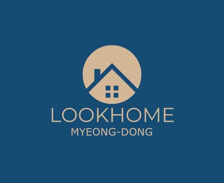 ein Hauslogo für ein Umzugsunternehmen in der Unterkunft Look Home Guesthouse in Seoul