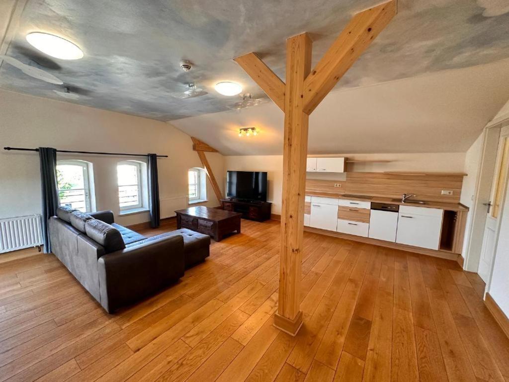 Kuchyň nebo kuchyňský kout v ubytování Altstadthotel Ilsenburg