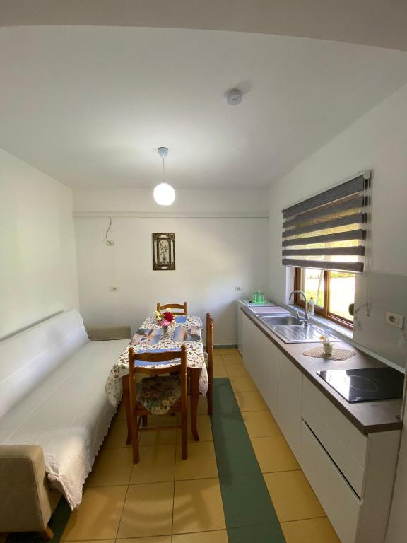 Kuchyň nebo kuchyňský kout v ubytování Kristel Holiday Home