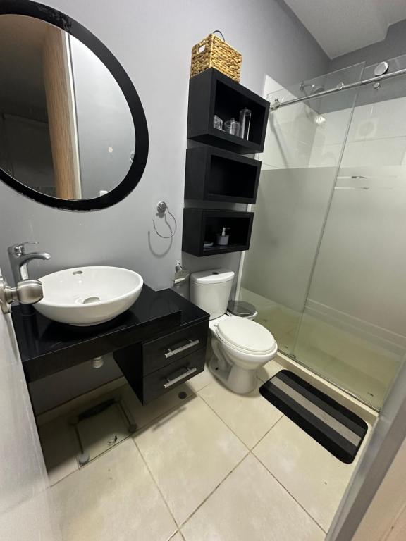 Ein Badezimmer in der Unterkunft Departamento Deluxe