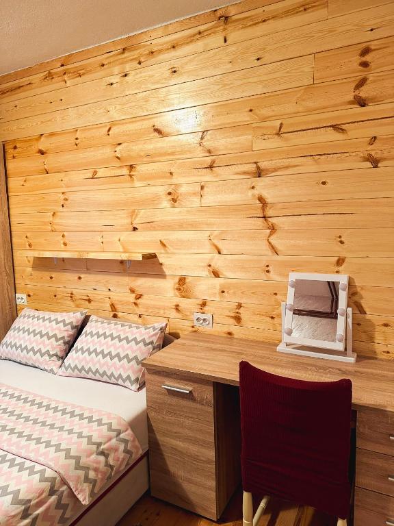 Voodi või voodid majutusasutuse Apartman Olivera toas