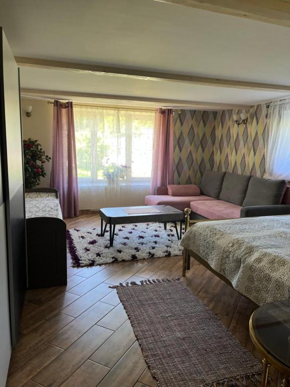 Postel nebo postele na pokoji v ubytování Guest house Kajaki-Ragaciems