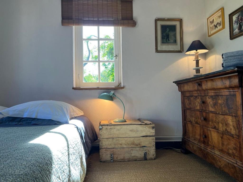 Postel nebo postele na pokoji v ubytování Chambres d'Hôtes Manoir Du Chêne