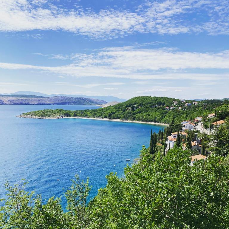 a view of a large body of water at Rosmarin Apartments Sea View Garden Side in Jadranovo