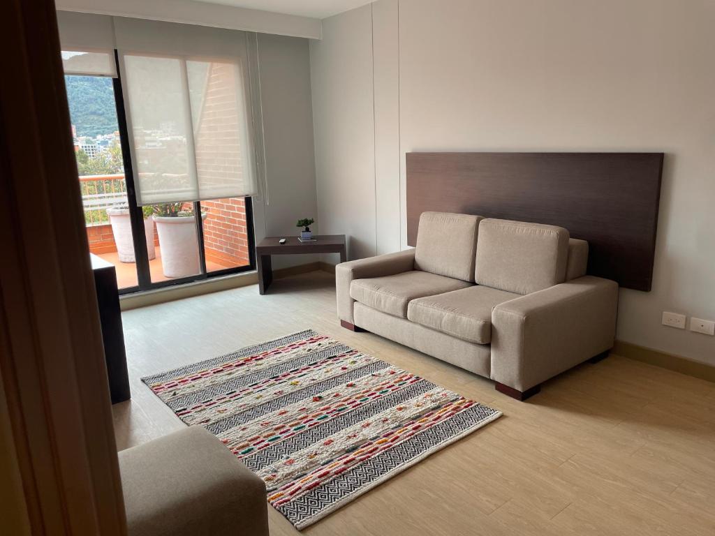 Posezení v ubytování Hotel Parque 97 Suites