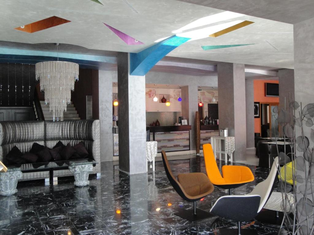 Posezení v ubytování Design Oberosler Hotel