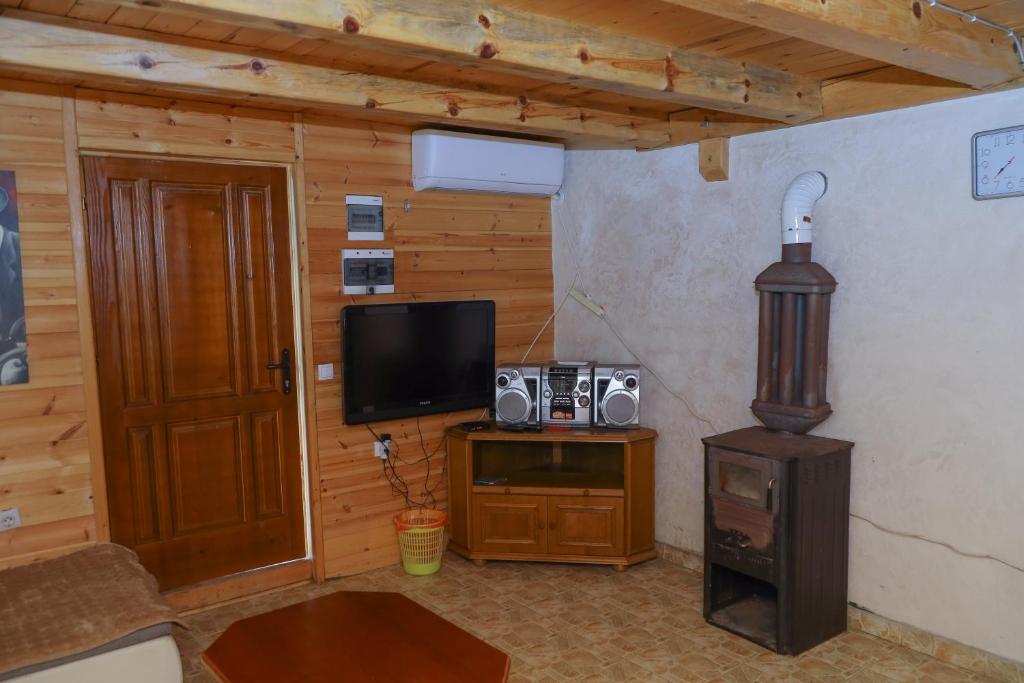TV a/nebo společenská místnost v ubytování Drina Na Vodi