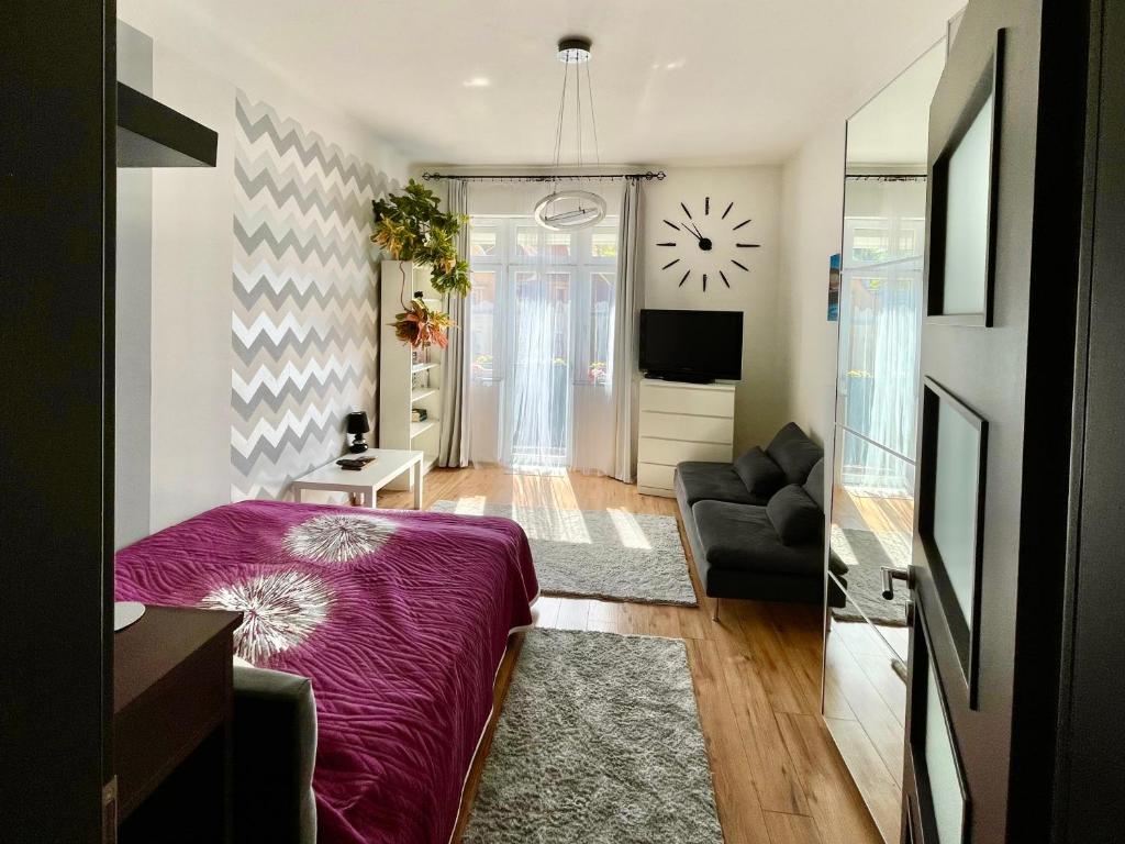 Ένα ή περισσότερα κρεβάτια σε δωμάτιο στο Anna's Spa