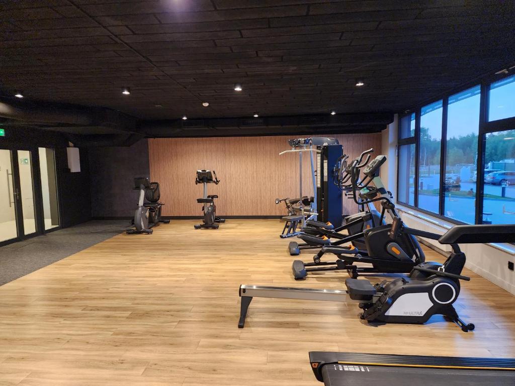 Posilňovňa alebo fitness centrum v ubytovaní Aqua Polanki B 209 Kołobrzeg