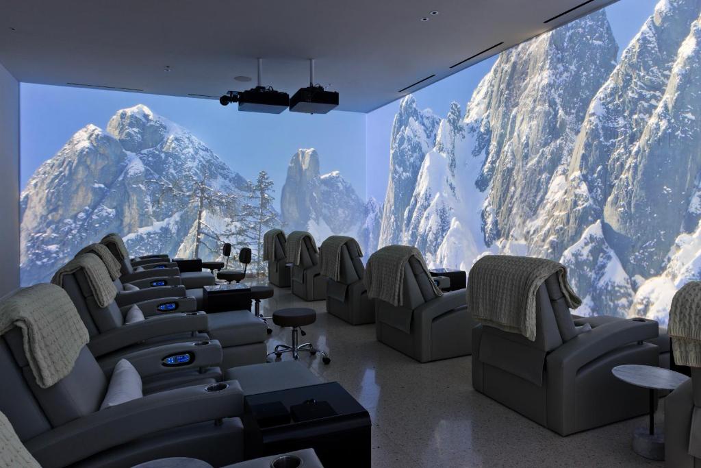 Ein Sitzbereich in der Unterkunft Fontainebleau Las Vegas