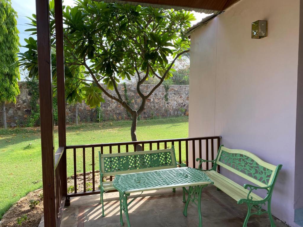 Aed väljaspool majutusasutust Orchard At Sarai - Private cottage, Large lawn, & Pet friendly