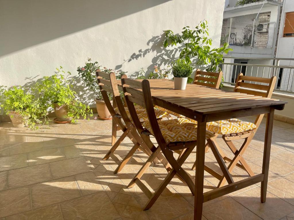 Balkón nebo terasa v ubytování Likas House