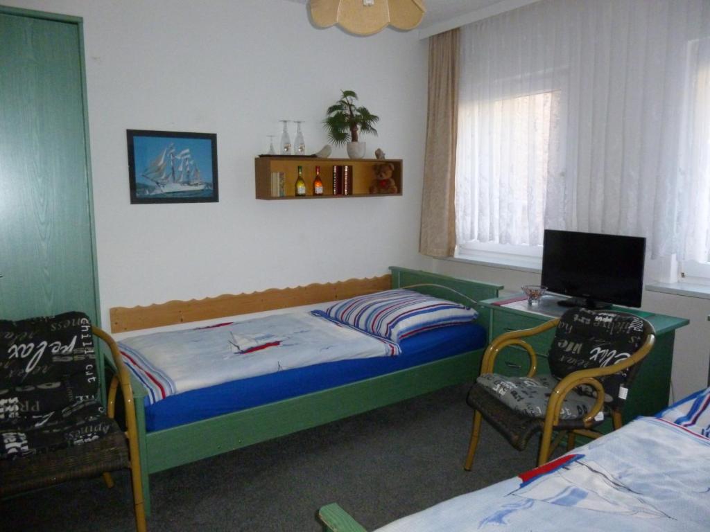 Pension am Peeneufer UG - Habitación Pequeña Con 2 Camas Individuales