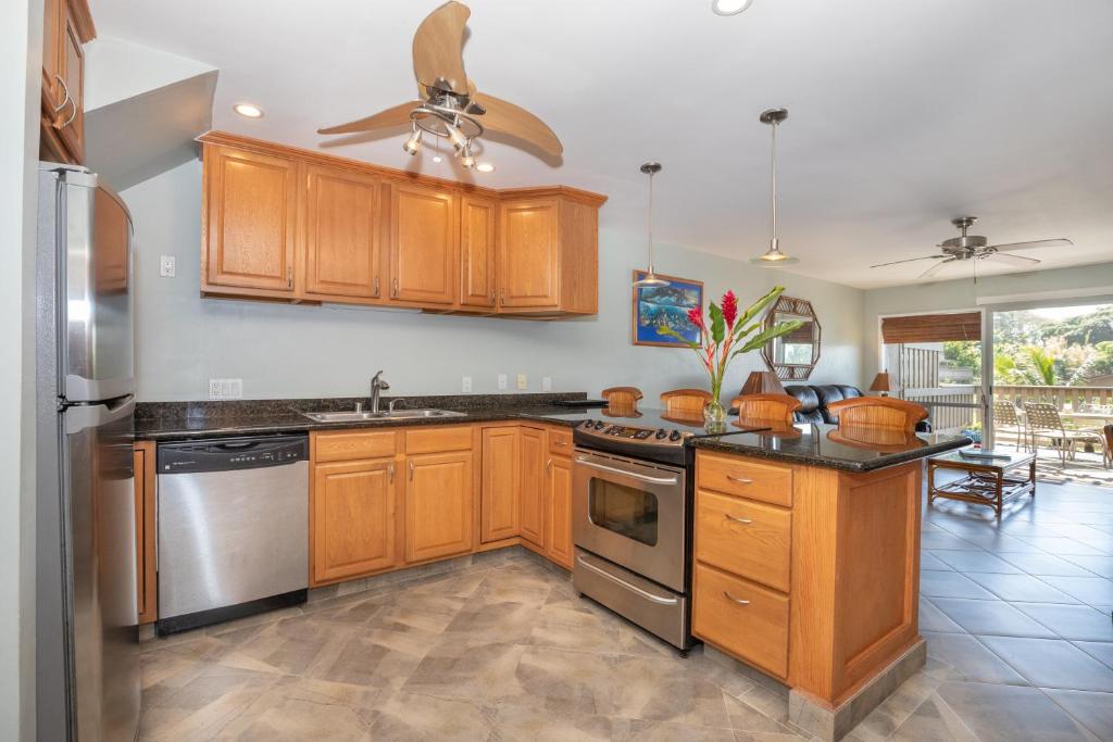 Køkken eller tekøkken på Views & ac! Ks b6- Sullivan