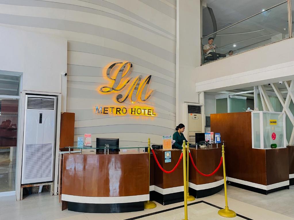 Vstupní hala nebo recepce v ubytování LM METRO HOTEL