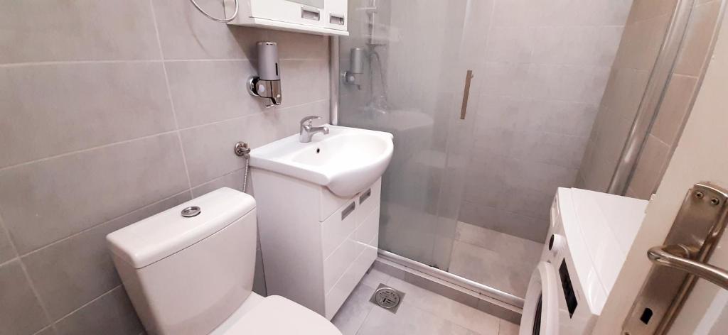 Koupelna v ubytování Apartman Dostojevski
