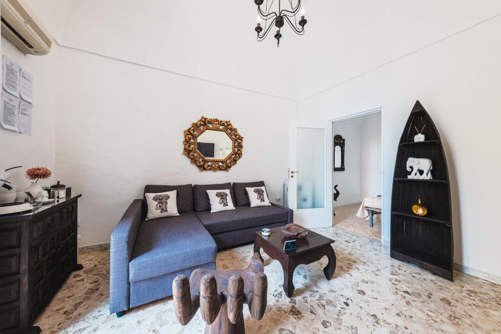 Istumisnurk majutusasutuses Casa Gino