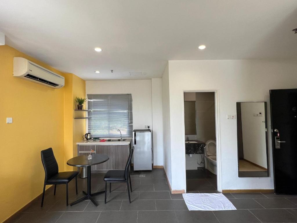 Kuchyň nebo kuchyňský kout v ubytování Teamwork Melaka - Entire Studio 3A in Ayer Keroh