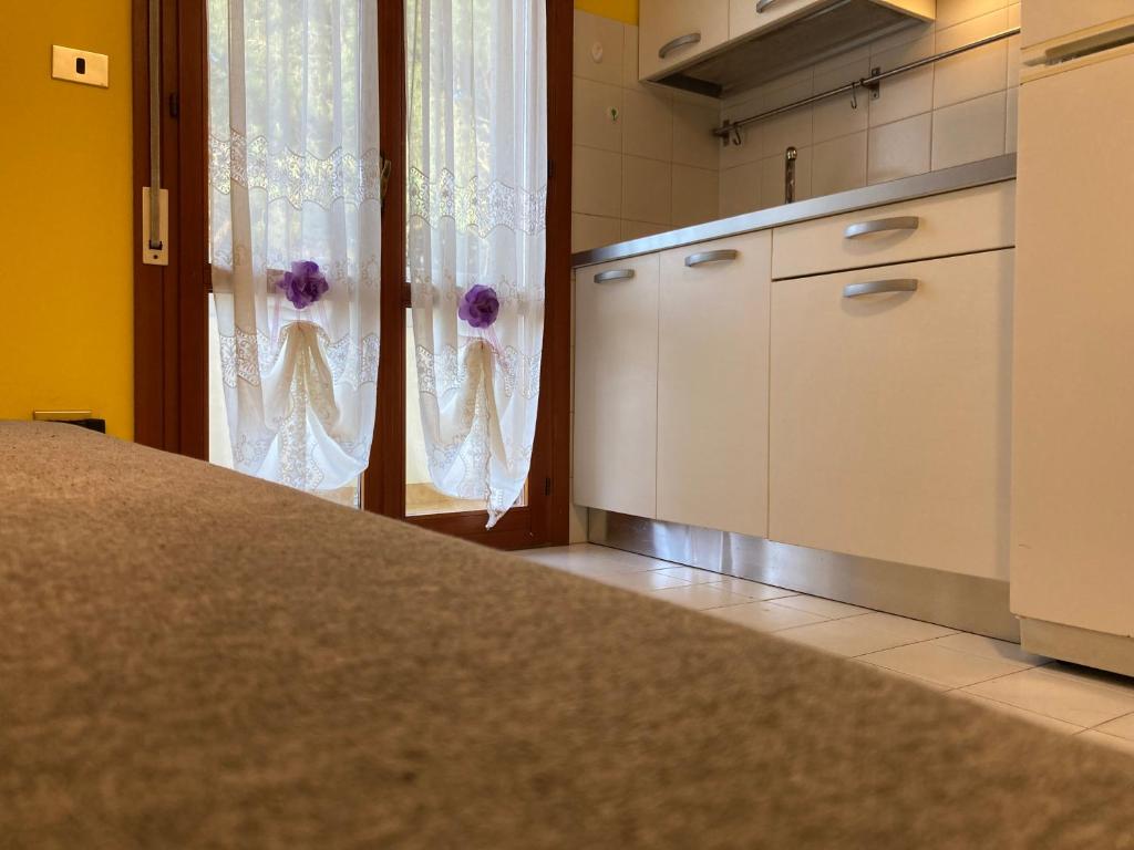 Kuchyň nebo kuchyňský kout v ubytování Appartamenti Laura