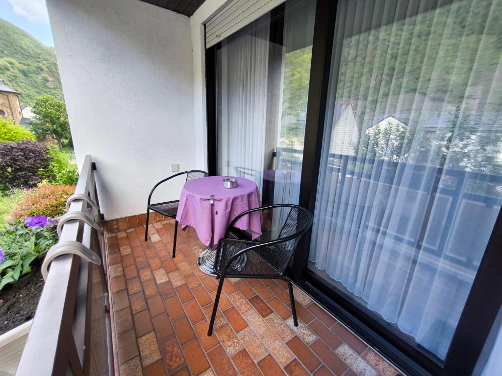 Balkón nebo terasa v ubytování HAUS BENICO -Pension-