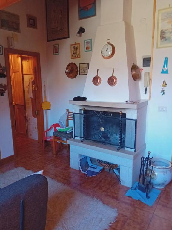 Η κουζίνα ή μικρή κουζίνα στο Casa Vacanza Alfedena