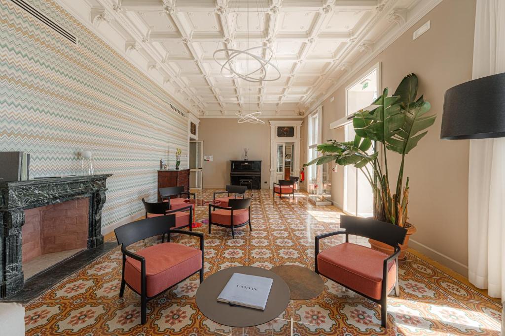 Posezení v ubytování Hotel Villa Levi
