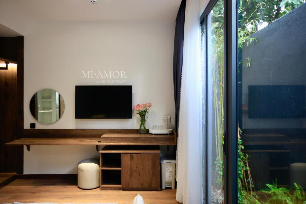 TV a/nebo společenská místnost v ubytování DD Hospitality - Mi Amor Da Lat