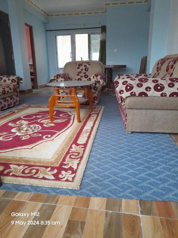 Posezení v ubytování Aryrang Villa