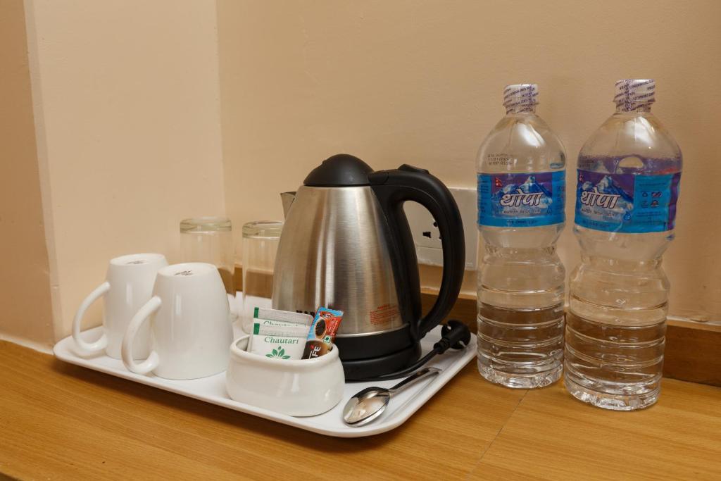 Kemudahan buat kopi dan teh di Shekhar's Place