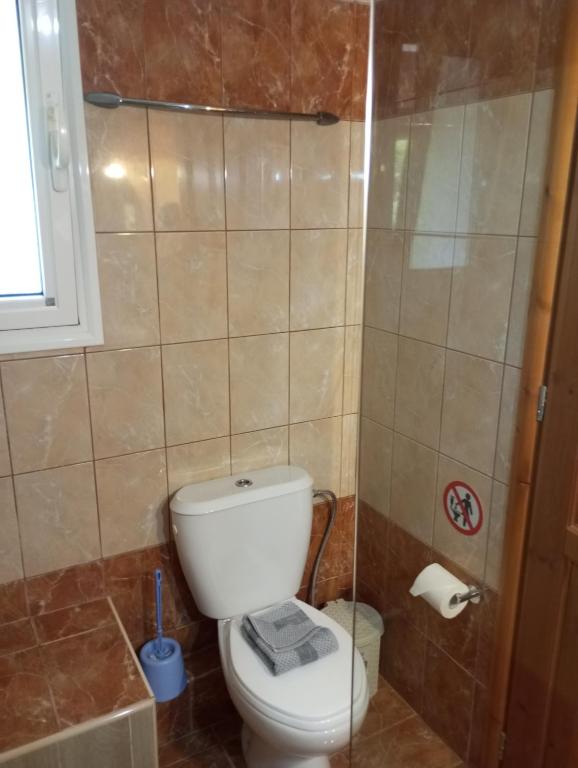 Koupelna v ubytování Zeus Throne II
