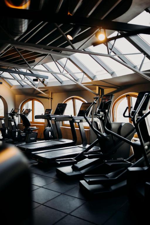 The fitness centre and/or fitness facilities at Alpina Alpendorf
