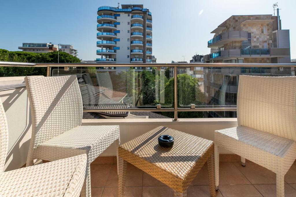 Balkón nebo terasa v ubytování Hotel Villa Doimo