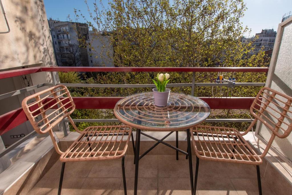 Balkón alebo terasa v ubytovaní Houseloft Rotunda Getaway