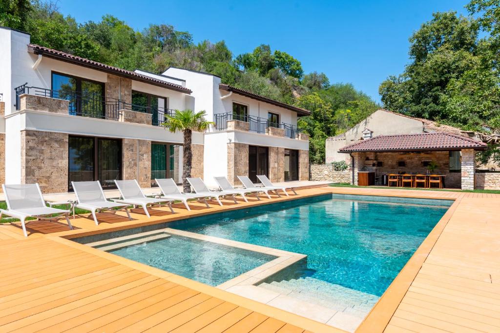 Bazén v ubytování Balkida Residence - Balchik Villas nebo v jeho okolí