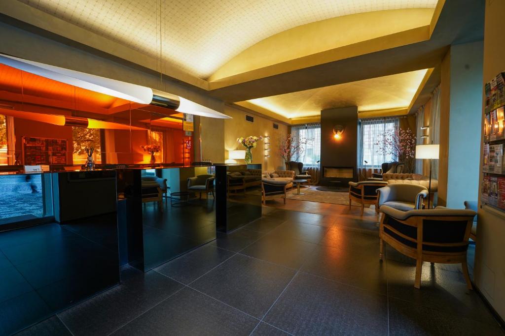 Posezení v ubytování 987 Design Prague Hotel