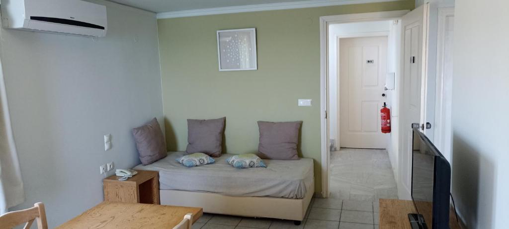 Posezení v ubytování Vetoulas Suites n Studios in Stalos beach