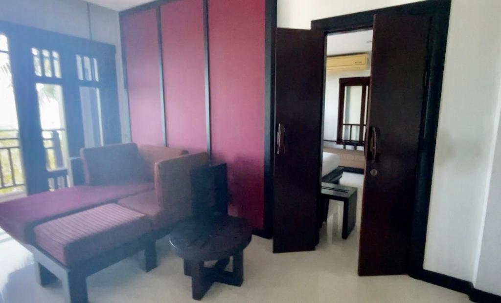 Posezení v ubytování Bhundhari Residence Koh Samui