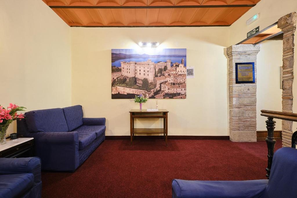 Posezení v ubytování Albergo Della Posta