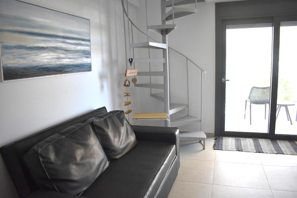 Χώρος καθιστικού στο Konan's cosy condo