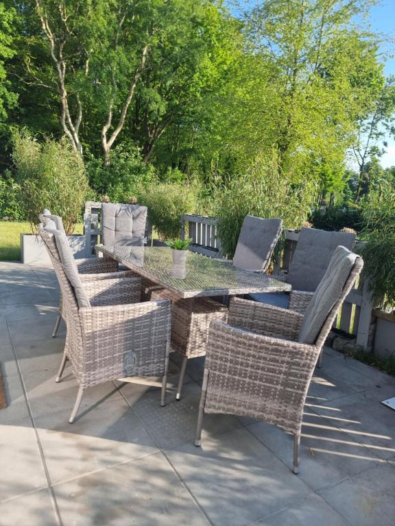 Zahrada ubytování Ferienhaus am Bernsteinsee