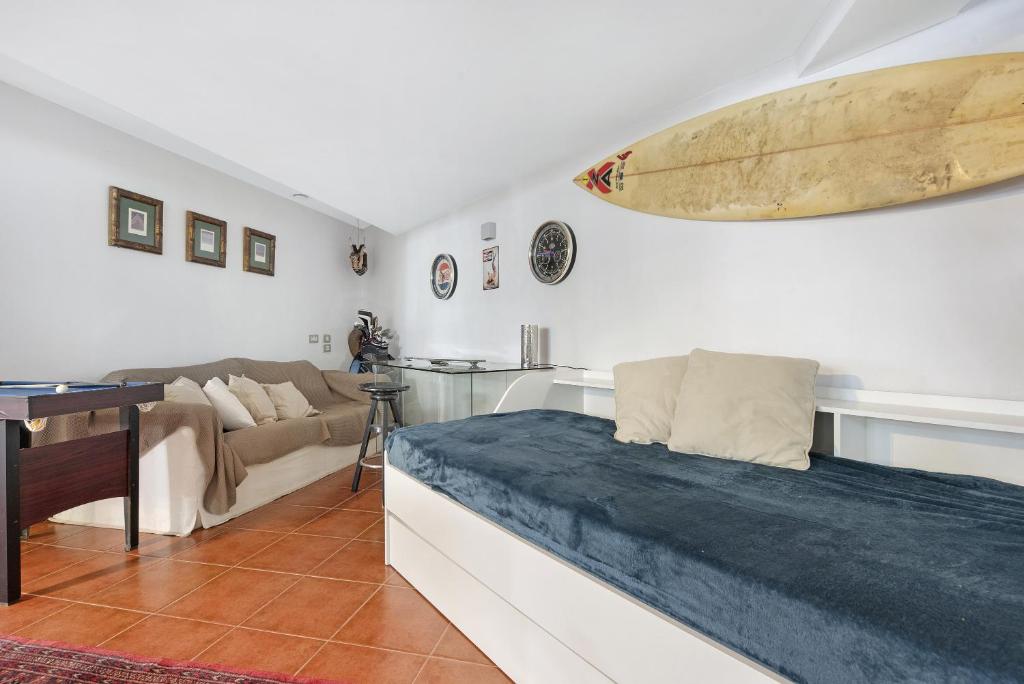 Posezení v ubytování Loft la Matanza