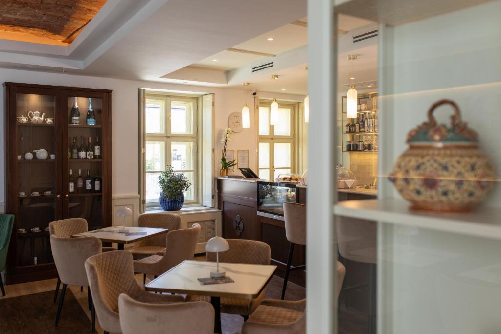 Restaurace v ubytování Klebelsberg Kastély Budapest