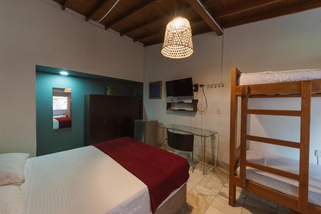 Postel nebo postele na pokoji v ubytování Living Hotel