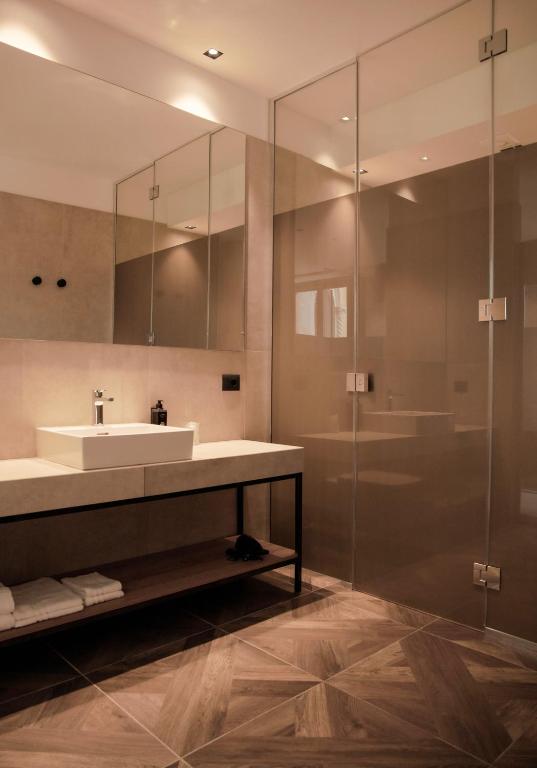 Koupelna v ubytování Parc Hotel San Pietro