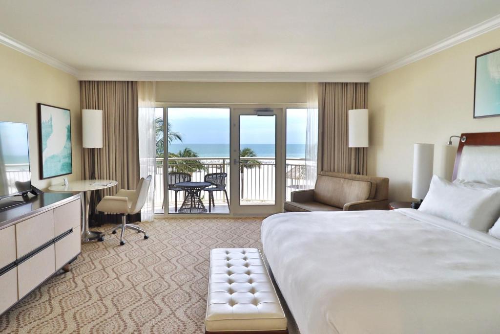 Cama o camas de una habitación en JW Marriott Marco Island Beach Resort