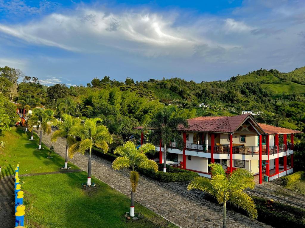 Zahrada ubytování Finca Hotel Guayacundo