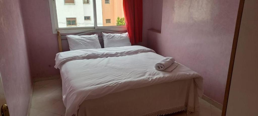 Krevet ili kreveti u jedinici u okviru objekta Appartement 2 chambres hay hassani